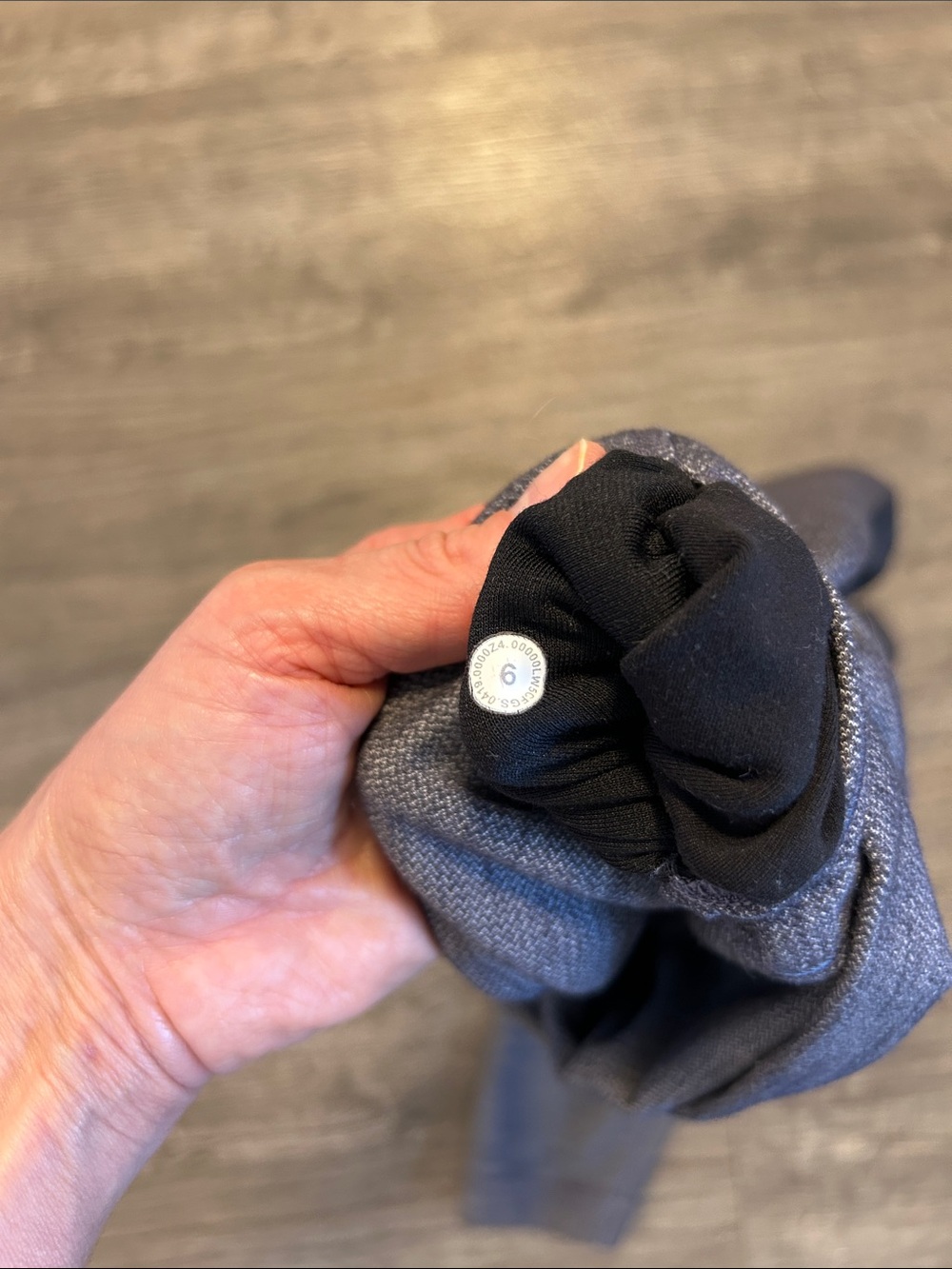 Lululemon Align High Rise Leggings 25” Size 6 Mini Space Dye Herringbone Gray - Picture 3 of 6